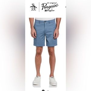 Original Penguin Blue Chino Shorts Size:30